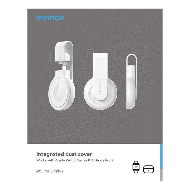 Momax GoLink USB-C Apple Watch Charger - White, , large image number 3