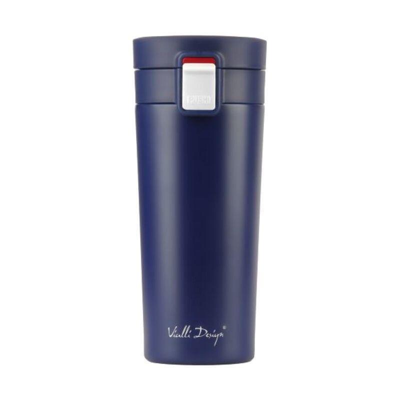 Vialli Design Thermal Mug Navy Blue Fuori 400 ml, , large image number 0