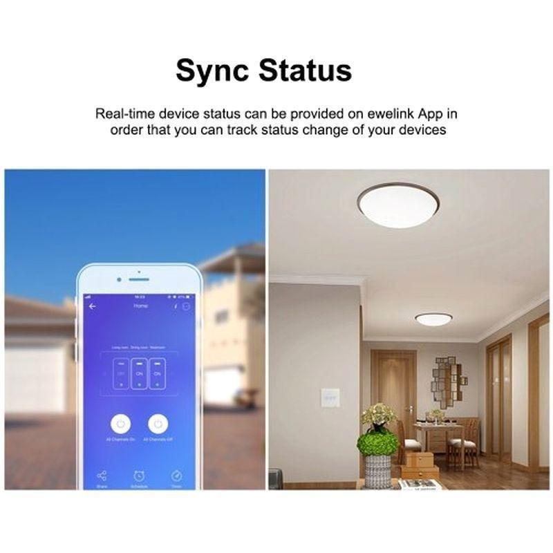 Sonoff T2UK32C-Tx UK Plug 2 Gang Glass Panel Wireless Wi-Fi Smart Touch Light Switch, , large image number 3