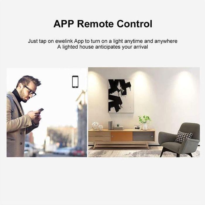 Sonoff T1UK1C-Tx 1 Gang Smart Wi-Fi Wall Light Switch 433MHz RF Remote Control, , large image number 2