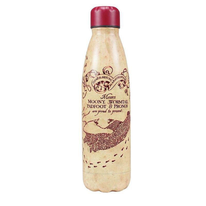 Half Moon Bay Metal Water Bottle Harry Potter (Marauders Map) 500ml, , large image number 1