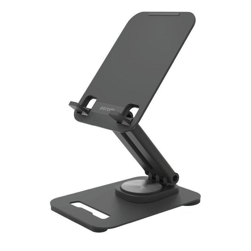 Porodo Foldable Tablet Stand with Adjustable Neck for iPad/Tablets/iPhone, , large image number 0