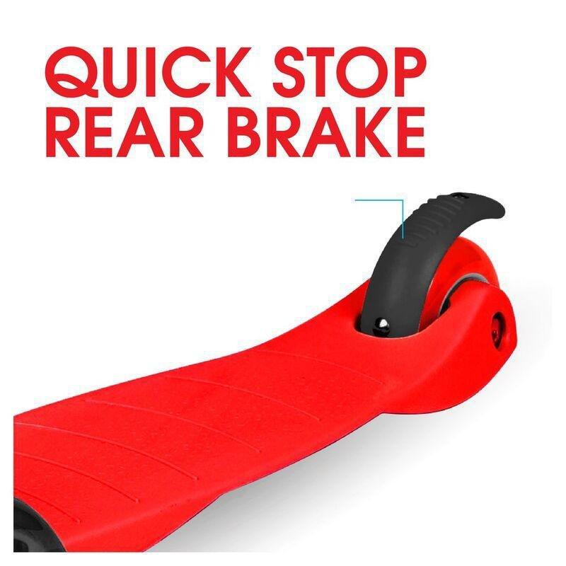 Zycom Zipper Kids' Light-Up Scooter & Helmet Combo - Blue/Red XS/S, , large image number 4