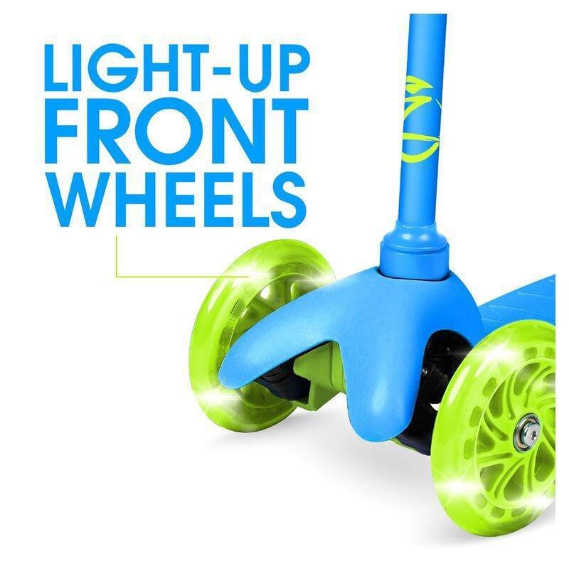 Zycom Zipper Kids' Light-Up Scooter & Helmet Combo - Blue/Teal, , large image number 1