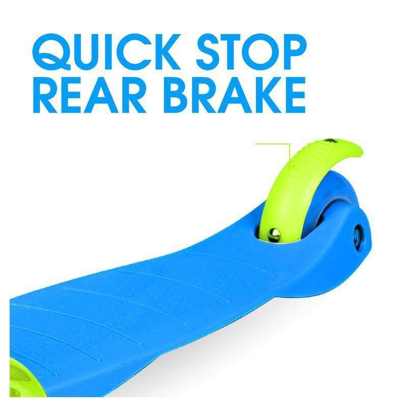 Zycom Zipper Kids' Light-Up Scooter & Helmet Combo - Blue/Teal, , large image number 4