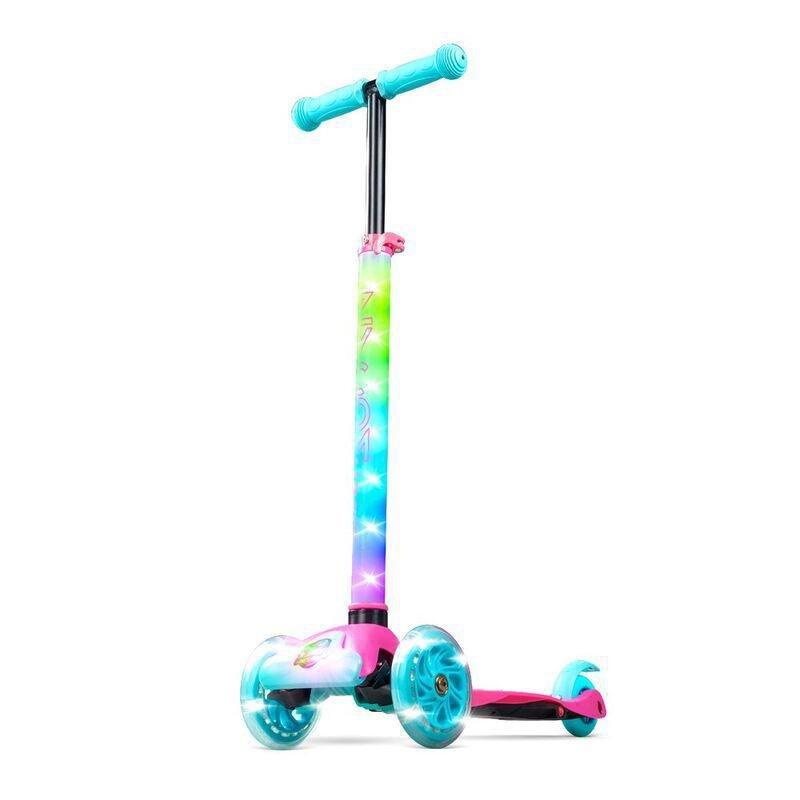 Zycom Zipper Lumen Kids' Light-Up Scooter - Pink/Teal, , medium