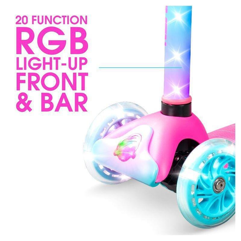 Zycom Zipper Lumen Kids' Light-Up Scooter - Pink/Teal, , large image number 1