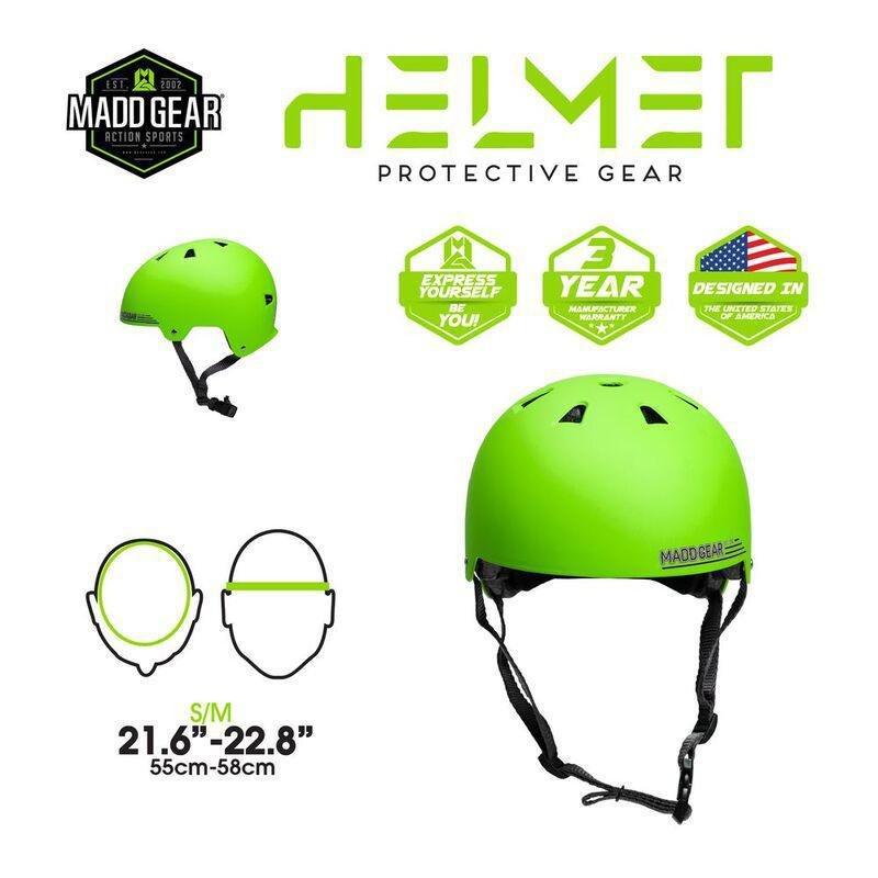 Madd Gear Park Helmet - Green S/M, , large image number 1