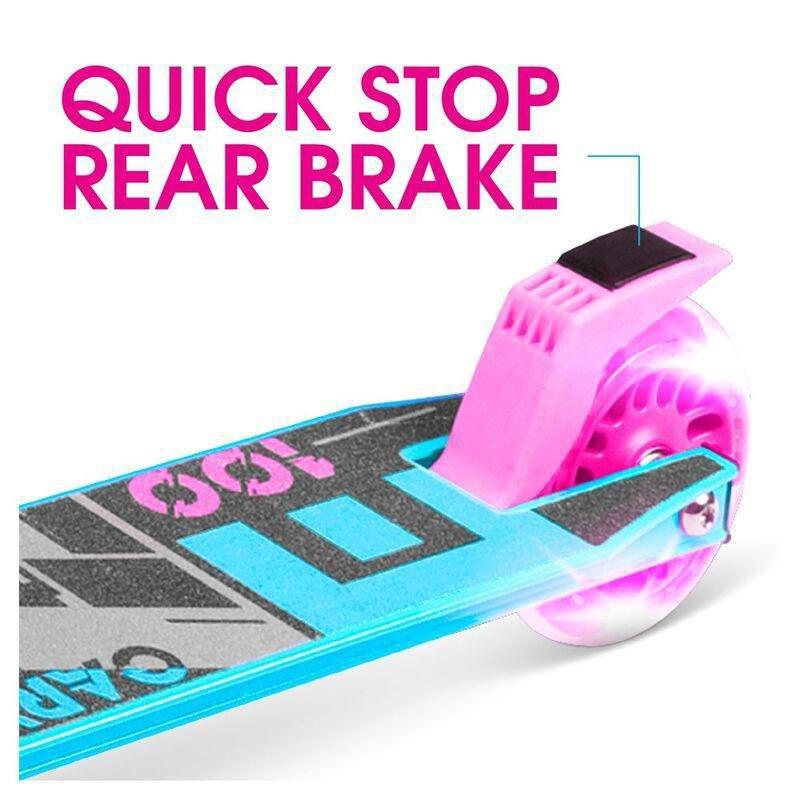 Madd Gear Carve Rize 100 Foldable Light-Up Scooter - Pink/Blue, , large image number 1
