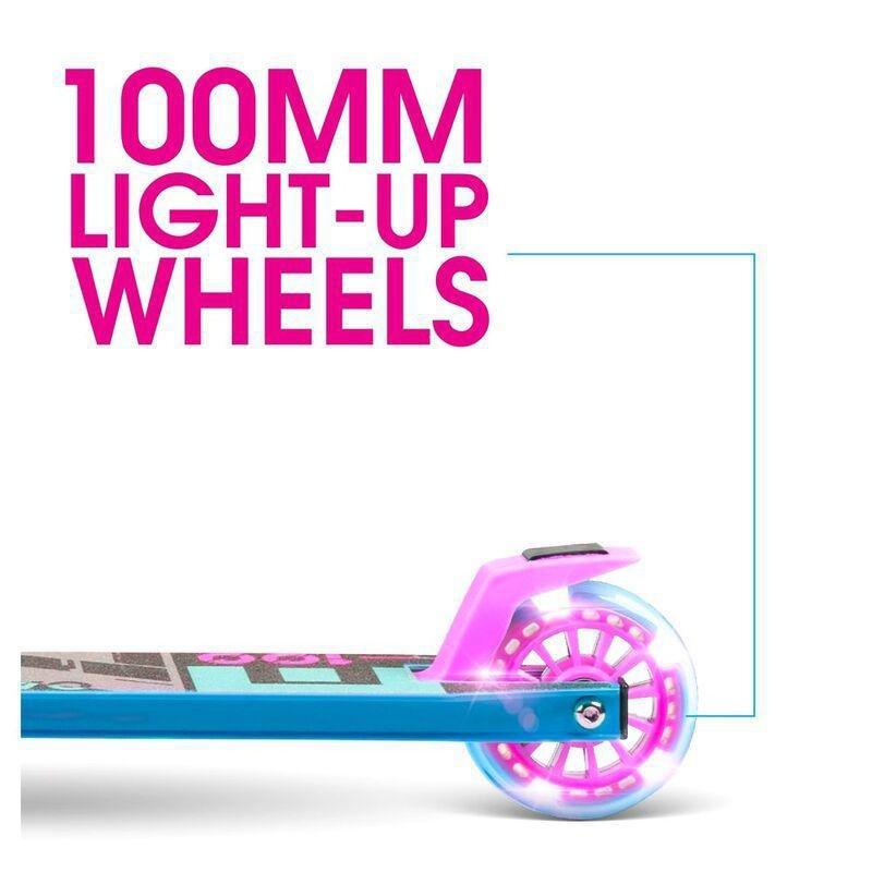 Madd Gear Carve Rize 100 Foldable Light-Up Scooter - Pink/Blue, , large image number 2