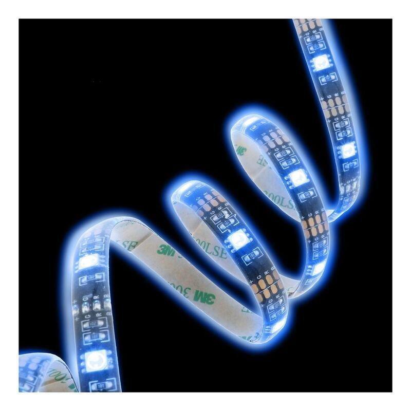 MONSTER CABLE - Monster Basics Sound Reactive Multi-Color LED Light Strip 6.5ft