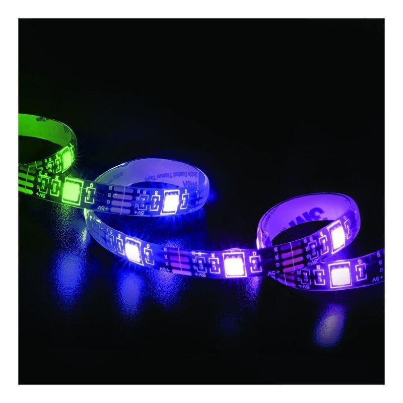 Monster Basics Sound Reactive Multi-Color LED Light Strip 6.5ft, , large image number 1