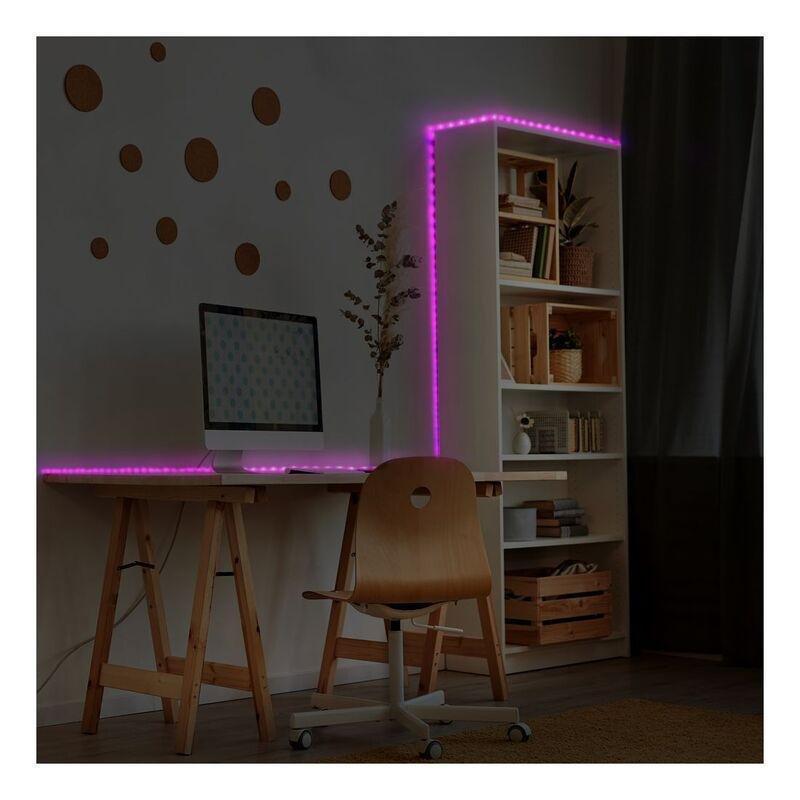 Monster Basics Sound Reactive Multi-Color LED Light Strip 6.5ft, , large image number 2