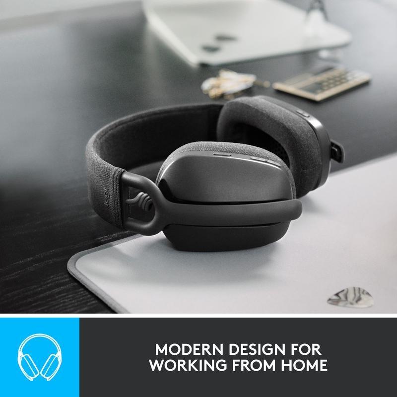 Logitech 981-001213 Zone Vibe 100 Wireless Headphones - Graphite, , large image number 2