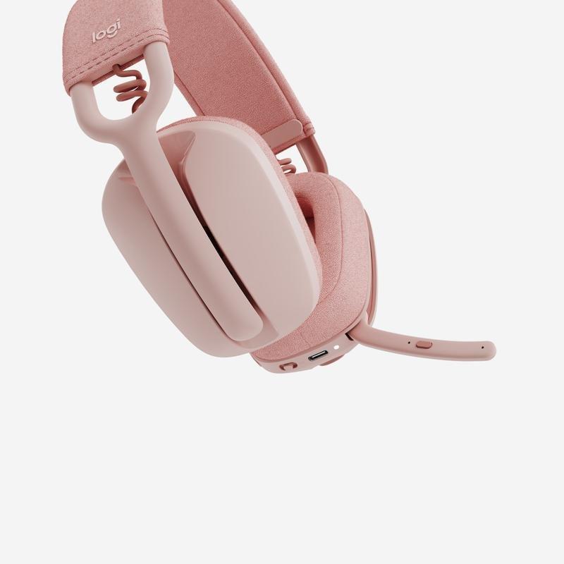 Logitech 981-001224 Zone Vibe 100 Wireless Headphones - Rose, , large image number 1