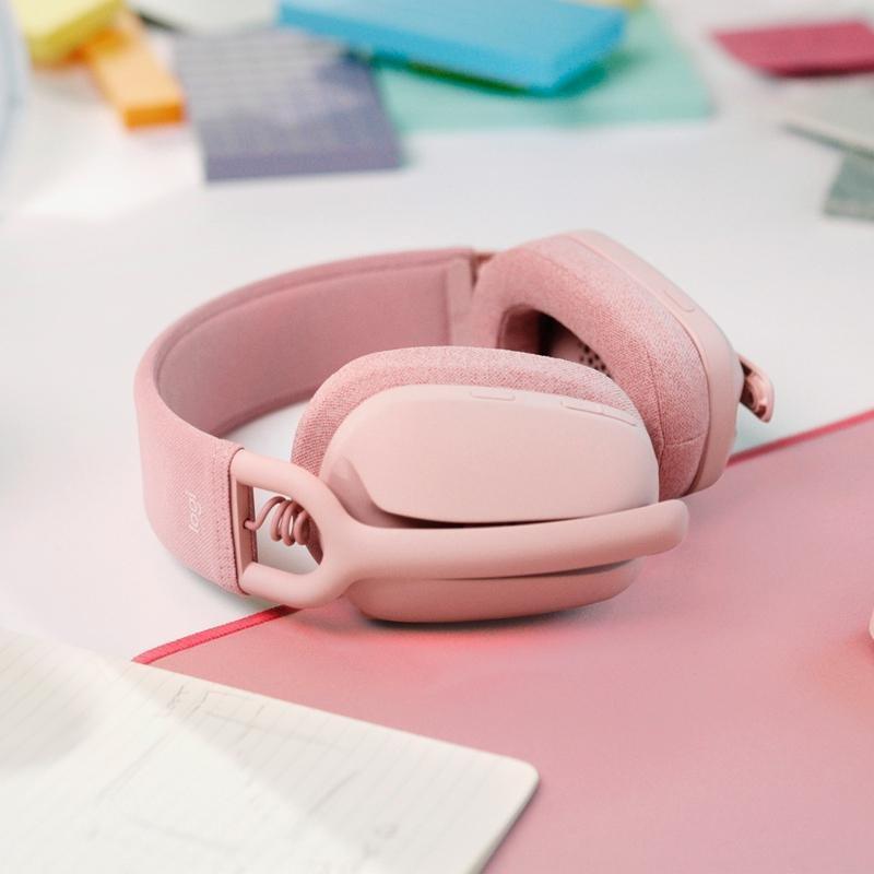 Logitech 981-001224 Zone Vibe 100 Wireless Headphones - Rose, , large image number 4