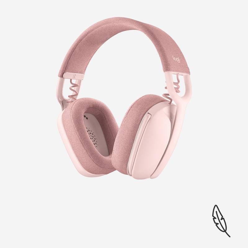 Logitech 981-001224 Zone Vibe 100 Wireless Headphones - Rose, , large image number 5