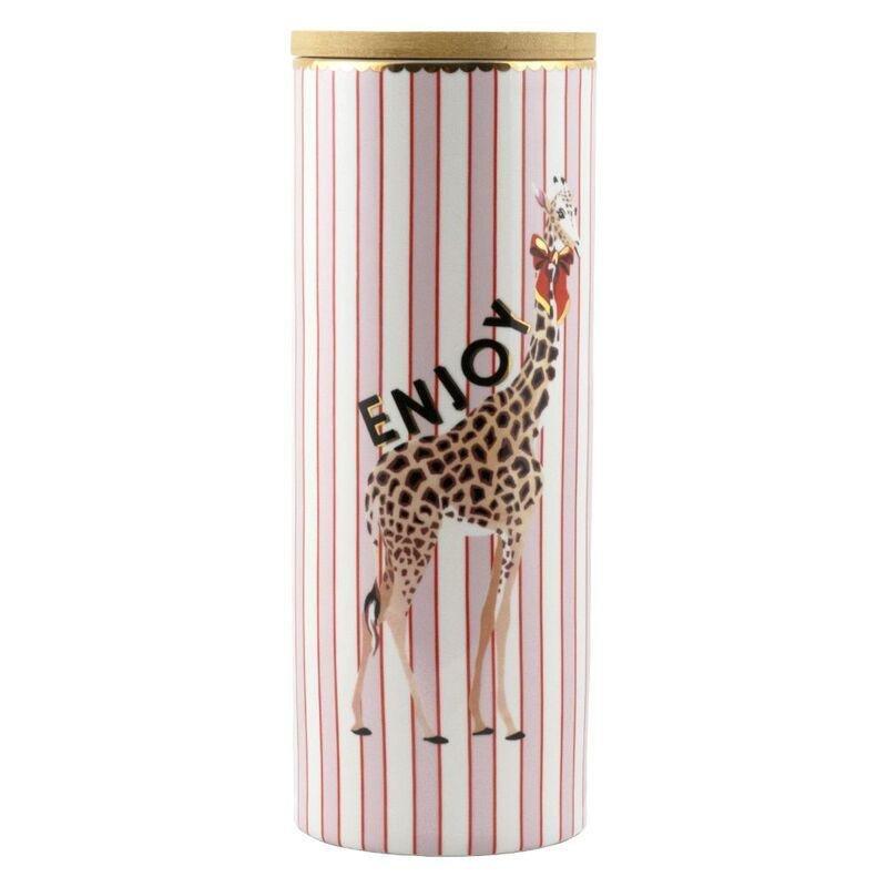 Yvonne Ellen Storage Jar Lrg Giraffe, , large image number 0