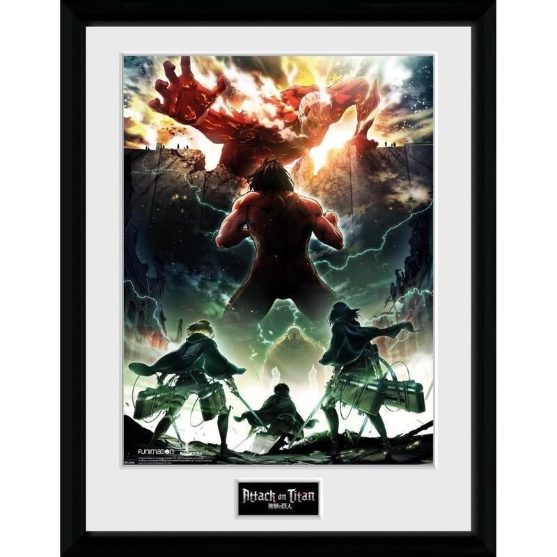 GB EYE LTD - GB Eye Attack on Titan Framed Collector's Print "Key Art" (30 x 40 cm)