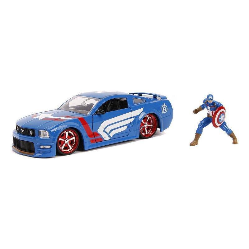 Jada Toys Marvel 2006 Ford Mustang Gt Diecast Model Car 1.24 Scale, , large image number 0