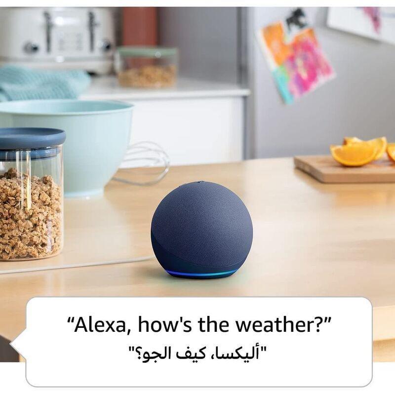 Amazon Echo Dot (5th Gen) Smart Speaker with Alexa - Glacier White, , large image number 3