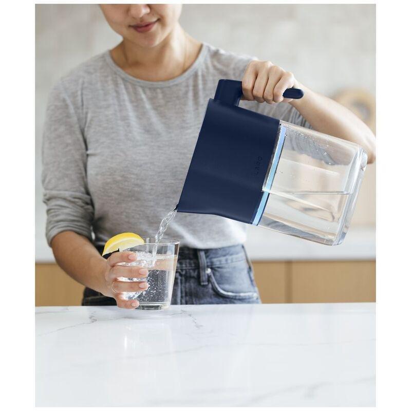 LARQ Pitcher PureVis Monaco Blue with Advanced Filter - 1.9L/8-Cup, , large image number 2