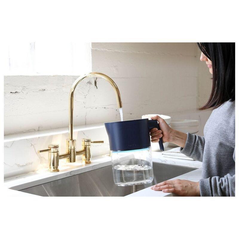 LARQ Pitcher PureVis Monaco Blue with Advanced Filter - 1.9L/8-Cup, , large image number 5