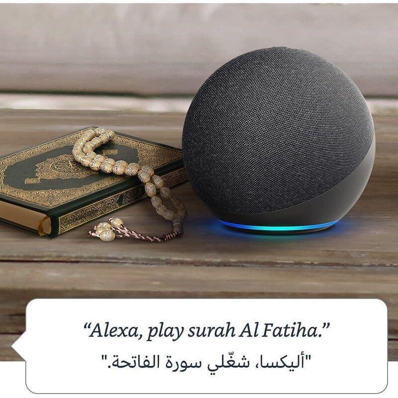 Amazon Echo 4th Gen Smart Speaker with Alexa - Glacier White, , large image number 3