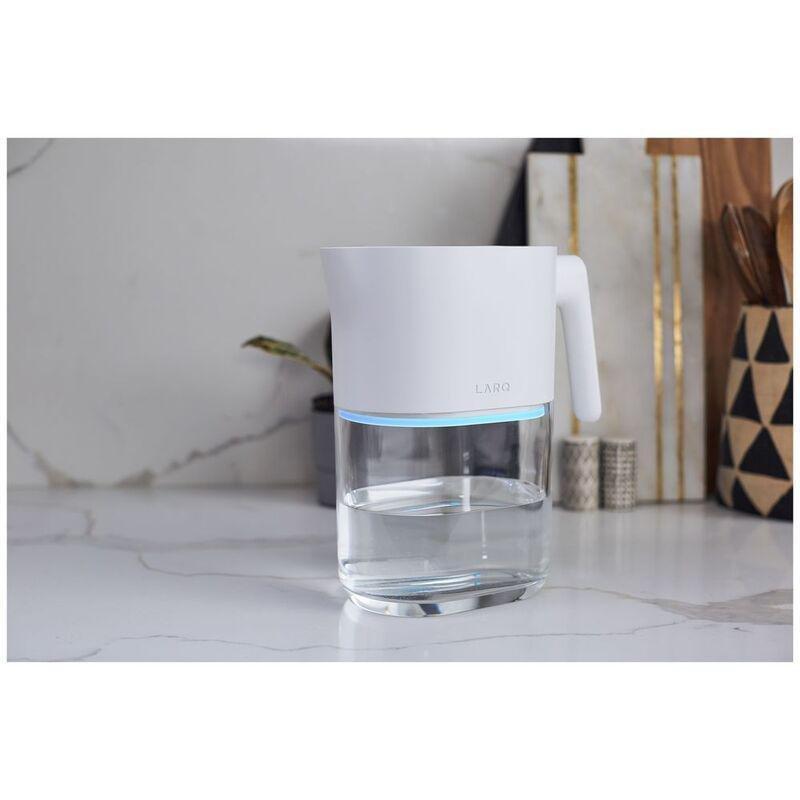 LARQ Pitcher PureVis Pure White with Advanced Filter - 1.9L/8-Cup, , large image number 8