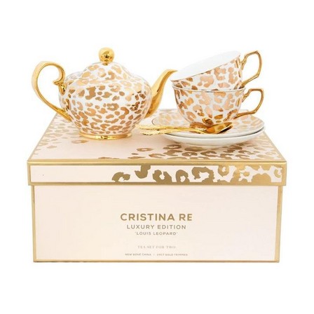 CRISTINE RE - Cristina Re Luxury Louis Leopard Teaset (Cup of 2)