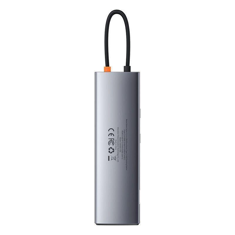 Baseus Metal Gleam Series 11-in-1 Multifunctional Type-C HUB Docking Station - Space Gray, , large image number 2