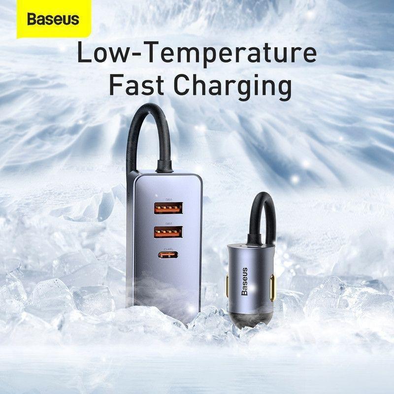 Baseus Share Together PPS Multi-port Fast Charging Car Charger With Extension, , large image number 4