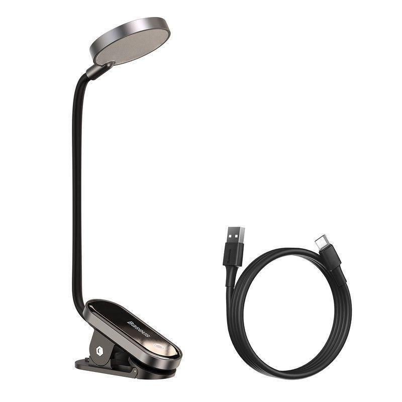 Baseus Comfort Reading Mini Clip Lamp - Dark Gray, , large image number 0