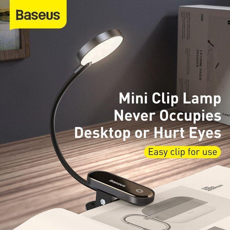 Baseus Comfort Reading Mini Clip Lamp - Dark Gray, , large image number 1