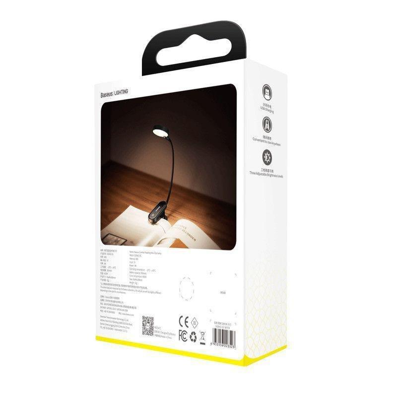 Baseus Comfort Reading Mini Clip Lamp - Dark Gray, , large image number 3