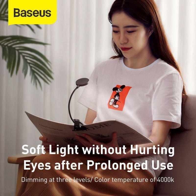 Baseus Comfort Reading Mini Clip Lamp - Dark Gray, , large image number 5