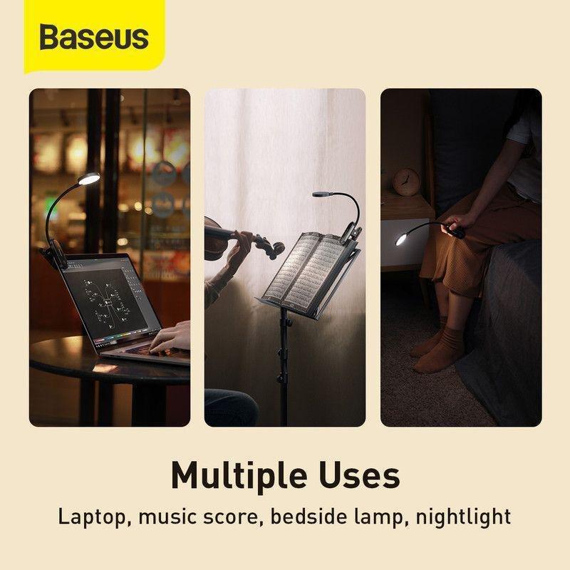 Baseus Comfort Reading Mini Clip Lamp - Dark Gray, , large image number 7