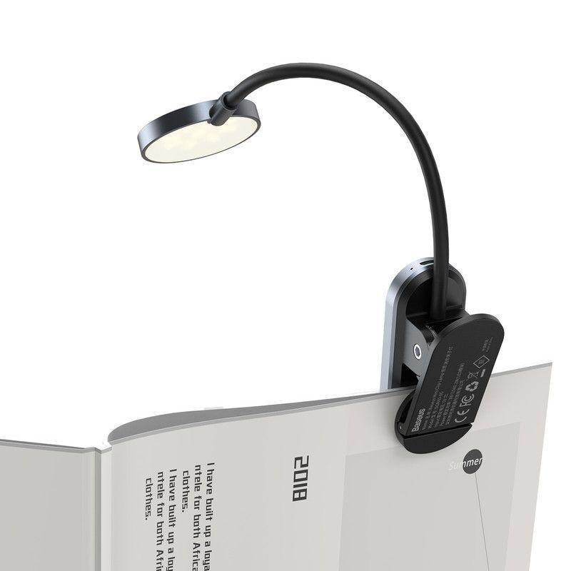 Baseus Comfort Reading Mini Clip Lamp - Dark Gray, , large image number 10