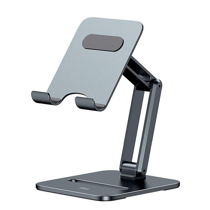 Baseus Desktop Biaxial Foldable Metal Tablet Stand - Grey, , medium
