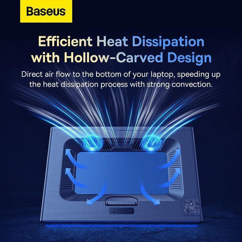 Baseus ThermoCool Heat-Dissipating Laptop Stand Turbo Fan Version - Gray, , large image number 3