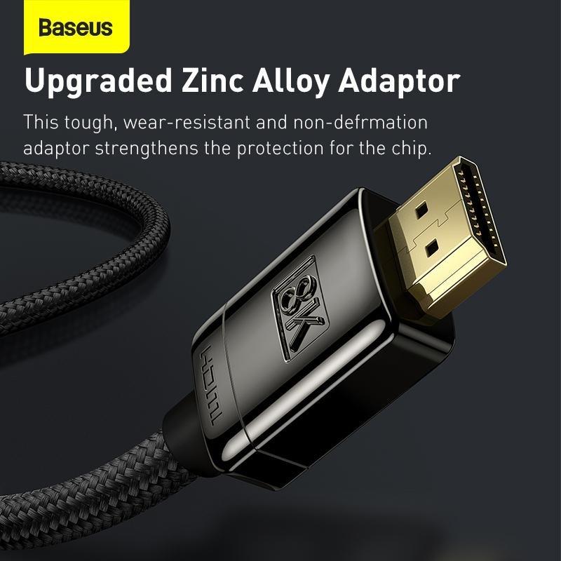 Baseus High Definition Series HDMI 8K to HDMI 8K Adapter Cable 1m - Black, , large image number 9