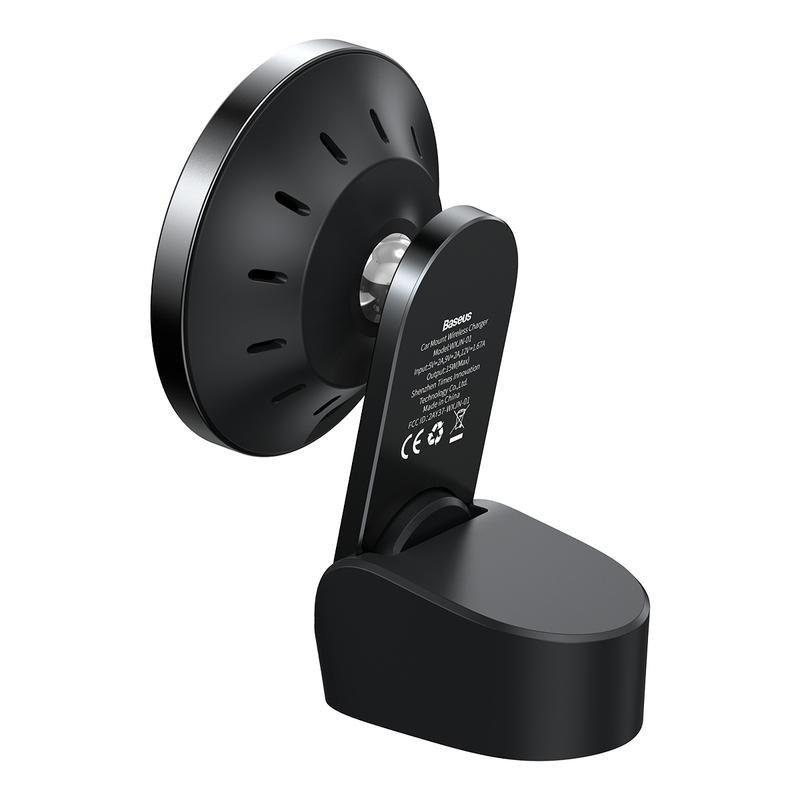 Baseus Big Energy Car Mount Wireless Charger - Black, , large image number 4