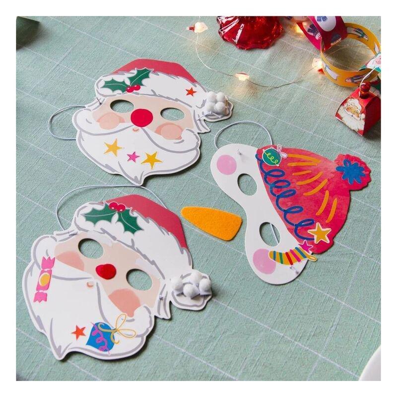 Talking Tables Craft With Santa Mask Kit, , large image number 4