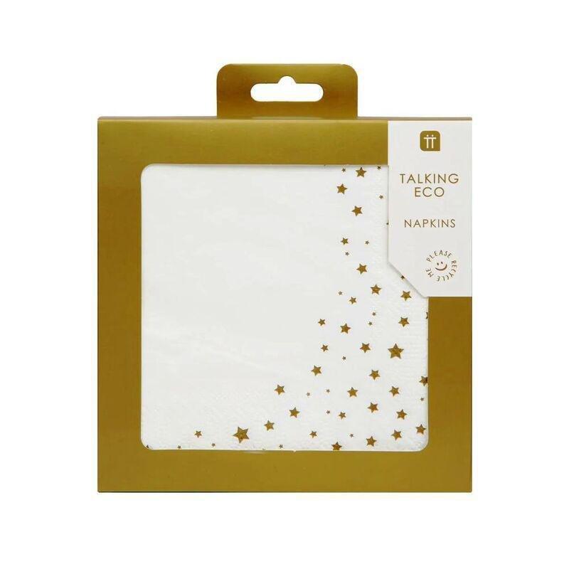 Talking Tables Star Napkin (Pack of 16), , large image number 0