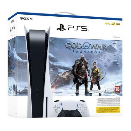 SONY COMPUTER ENTERTAINMENT EUROPE - Sony PlayStation PS5 Console - God of War Ragnarok (Code) (Bundle)