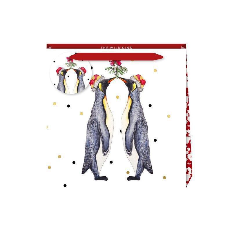 The Wild Kind London Penguin Kiss Small Bag (13 x 13 x 7cm), , medium