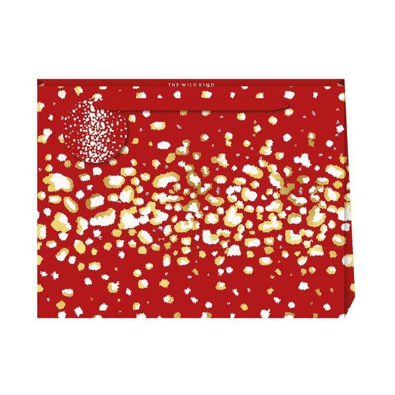 The Wild Kind London Christmas Dalmation Shopper Bag (27.5 x 36.5 x 12cm), , medium