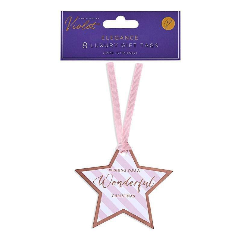 Design By Violet Christmas Tags - Elegance (Pack Of 8), , large image number 0