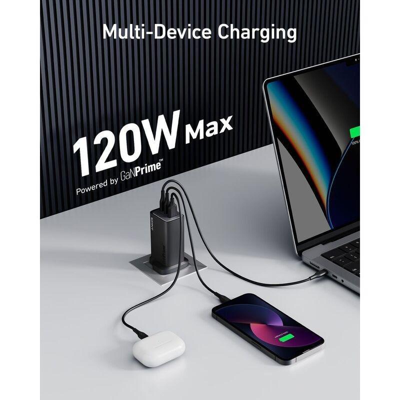 Anker 737 Charger (GaNPrime 120W) - Black, , large image number 1