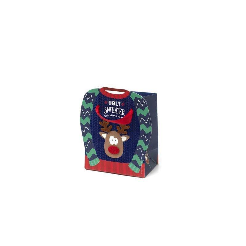 Legami Christmas Gift Bag - Small - Reindeer, , large image number 0